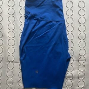 Lululemon Wunder Train Running Biker Shorts with Non Slip Seam